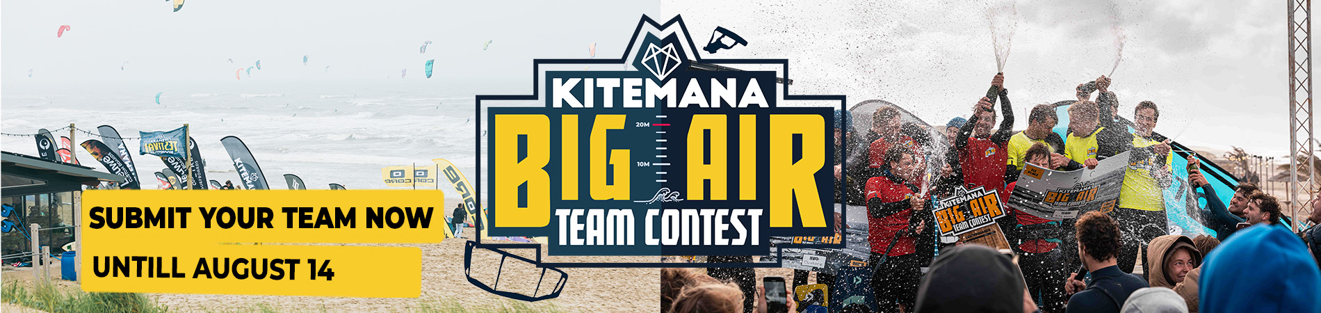 Kitemana Big Air Team Contest 2025 - Schrijf je team nu in