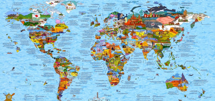 Map Wereldkaart Maps kopen? ▷ Kitemana.nl