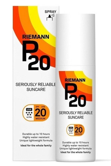 P20 Zonnebrand SPF20 Spray van Riemann kopen? Kitemana.nl