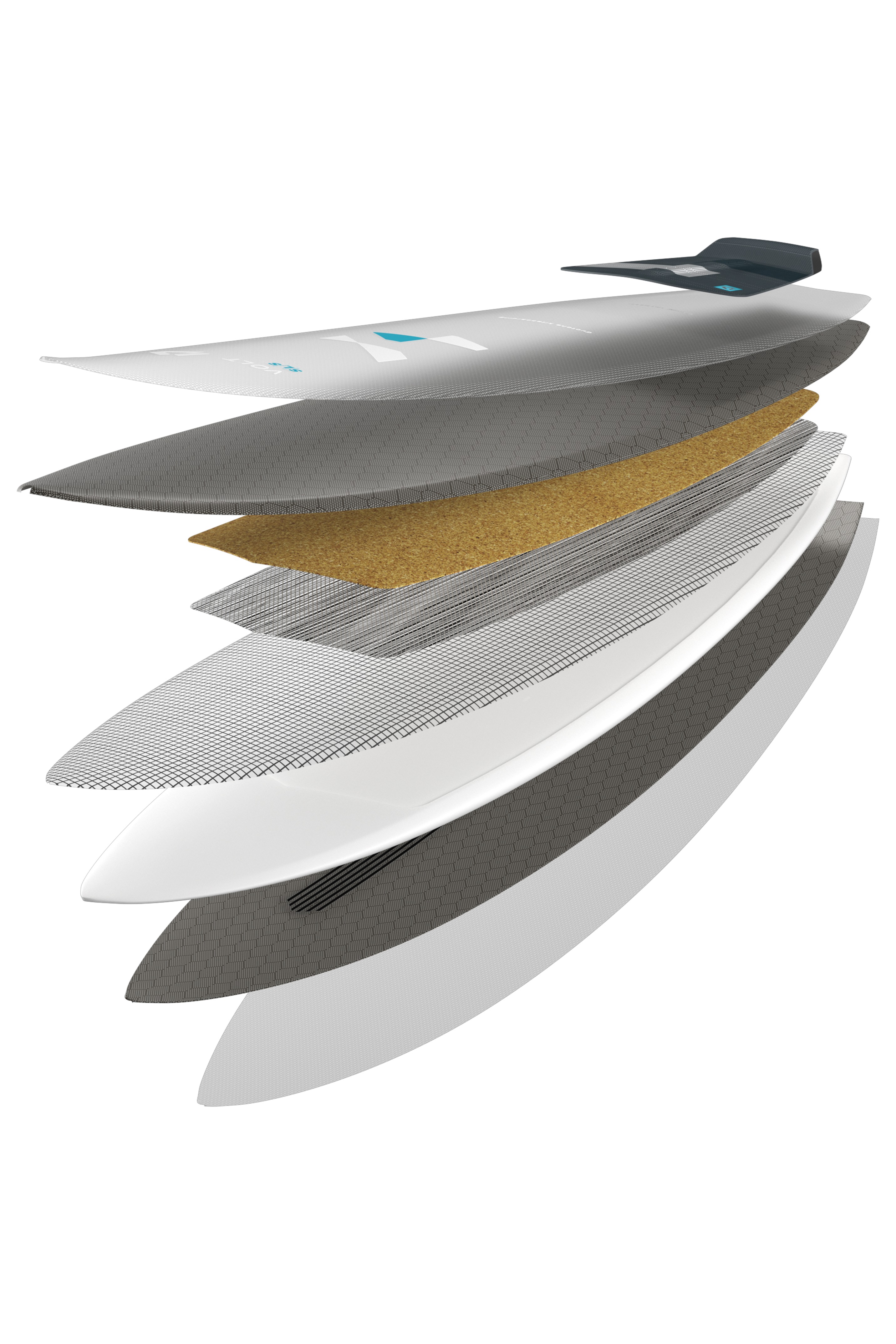 Duotone Kiteboarding-Volt SLS Concept Blue 2025 Surfboard