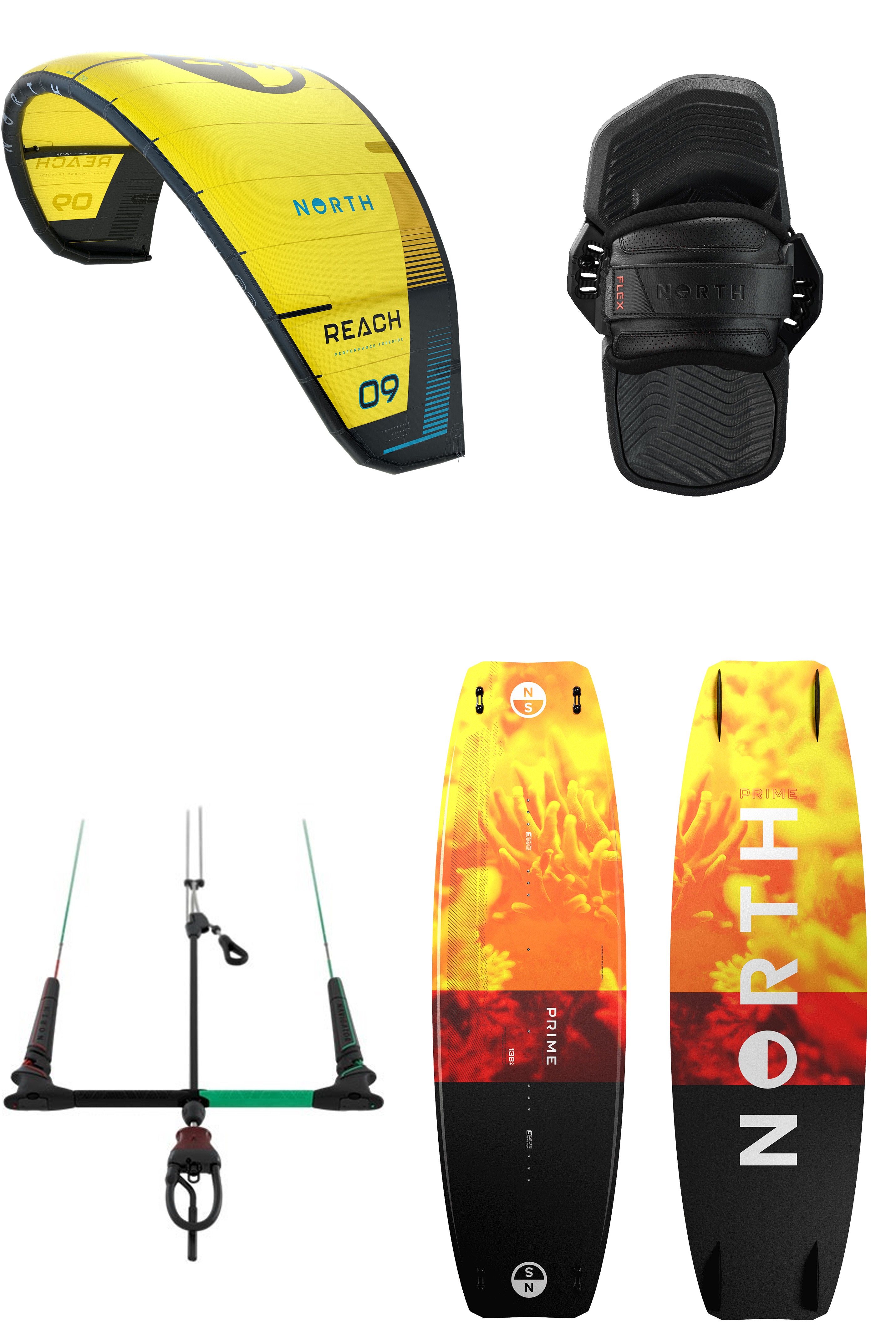 North-Reach 2024 + Prime Kitesurf Set