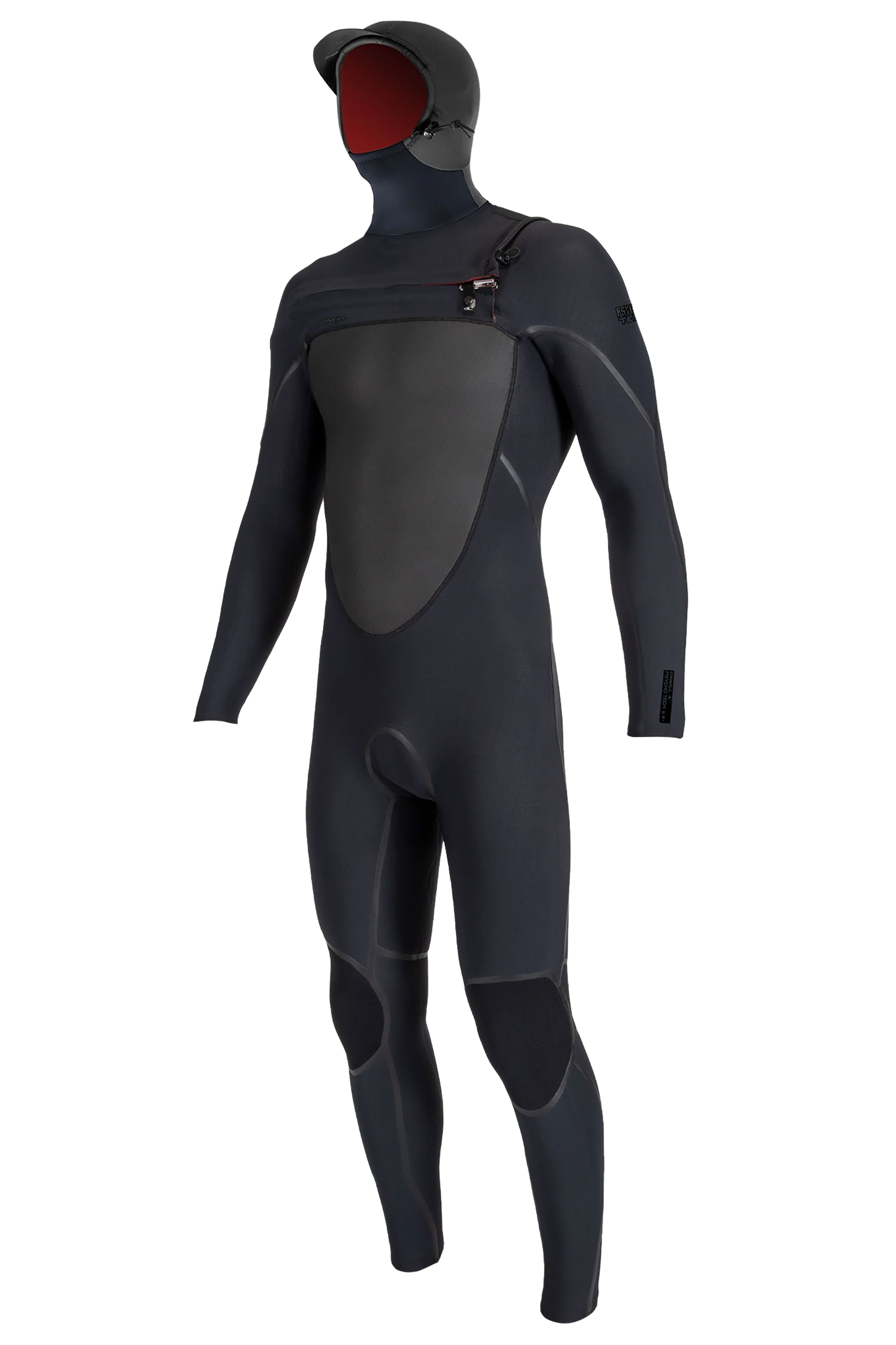 ONeill-Psycho Tech 6/4+ Chest Zip Hooded Wetsuit